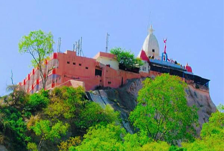 Mansa Devi Mandir in Haridwar, a famous Hindu pilgrimage site in Uttarakhand.