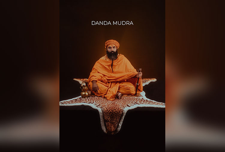 Danda Mudra for meditation practices by spiritual advisor Rev. Chameera Sampath.